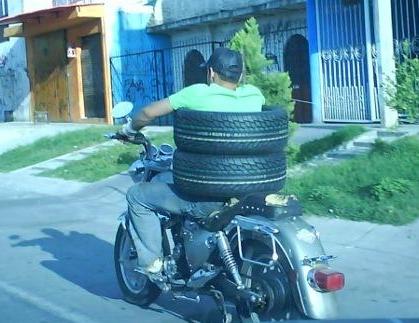 transporter des pneus a moto