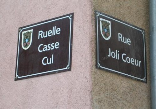 Rue casse cul - Rue joli coeur