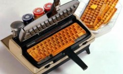 Gauffre clavier pour geek