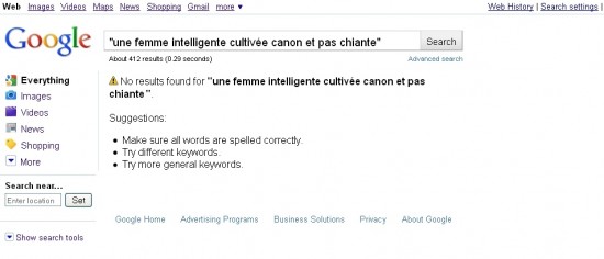 Une femme intelligente cultivée canon et pas chiante