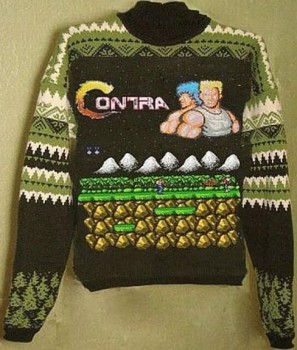 Pull-over jeu contra