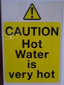 Hot Water is very hot