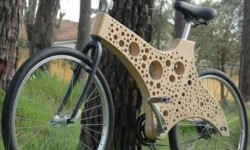 un vélo en gruyère