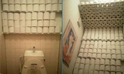 réserve de papier toilette