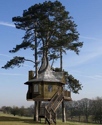 Une maison dans les arbres