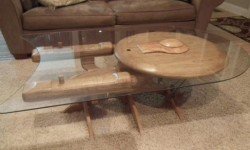 table basse Star Trek USS Eenterprise