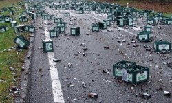 Quel gâchis ! La bière c'est sacré !