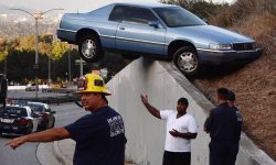 drôle d'accident de voiture