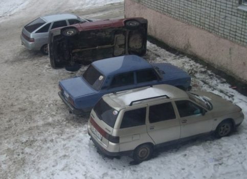 Une façon originale de garer sa voiture