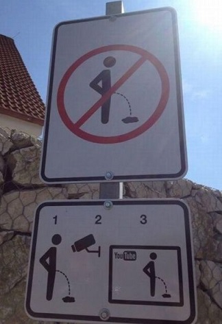 interdiction d'uriner dans la rue